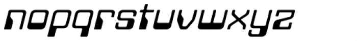 Minicomputer Regular Italic Font LOWERCASE