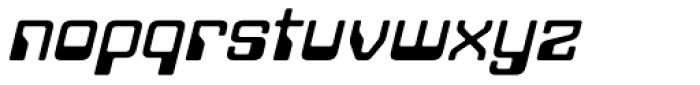 Minicomputer Semi Bold Italic Font LOWERCASE