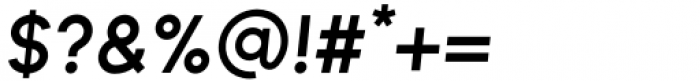 Minigap Medium Italic Font OTHER CHARS