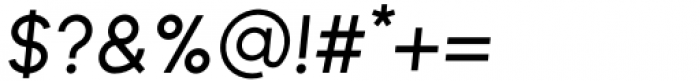 Minigap Regular Italic Font OTHER CHARS