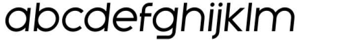 Minigap Regular Italic Font LOWERCASE