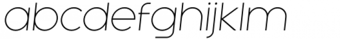Minigap Thin Italic Font LOWERCASE