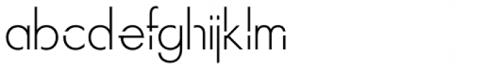 Minimal Thin Font LOWERCASE