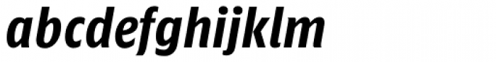 Minimala Bold Italic Font LOWERCASE