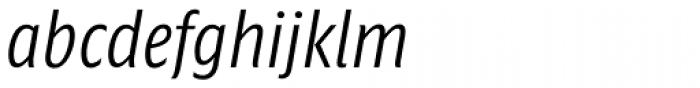 Minimala Light Italic Font LOWERCASE