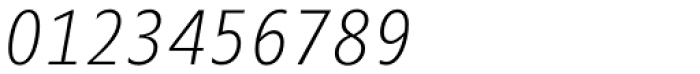 Minimala Thin Italic TF Font OTHER CHARS