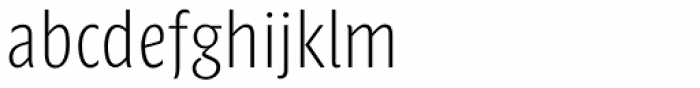 Minimala Thin Font LOWERCASE