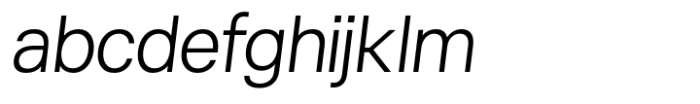 Minimalism Light Italic FONT