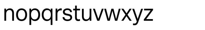 Minimalism Regular Font LOWERCASE