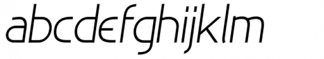 Minimalista Italic Font LOWERCASE
