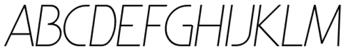 Minimalista Light Italic Font UPPERCASE