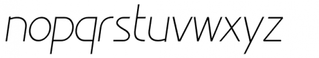 Minimalista Light Italic Font LOWERCASE