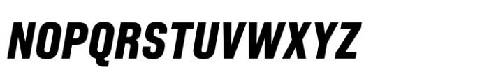 Minimalized Bold Italic Font UPPERCASE