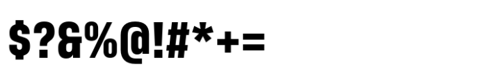 Minimalized Bold Font OTHER CHARS