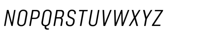 Minimalized Book Italic Font UPPERCASE