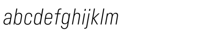 Minimalized Light Italic FONT