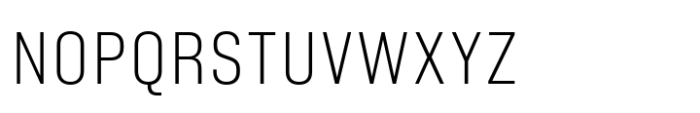 Minimalized Light Font UPPERCASE