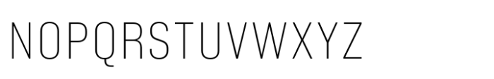 Minimalized XLight Font UPPERCASE