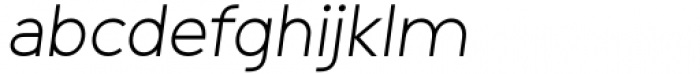 Minimaly Thin Italic Font LOWERCASE