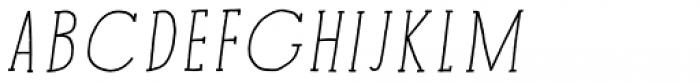 Minimum Waste Italic Font LOWERCASE