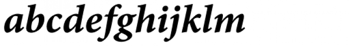 Minion Pro Caption Bold Italic Font LOWERCASE