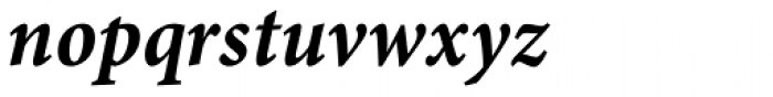 Minion Pro Caption Cond Bold Italic Font LOWERCASE
