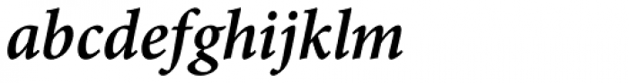 Minion Pro Caption Cond SemiBold Italic Font LOWERCASE