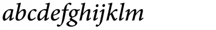 Minion Pro Caption Medium Italic Font LOWERCASE