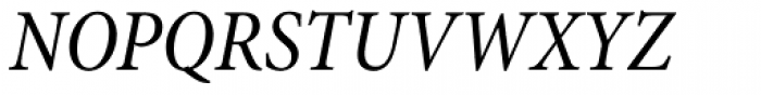 Minion Pro Cond Italic Font UPPERCASE