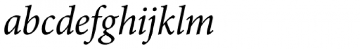 Minion Pro Cond Italic Font LOWERCASE