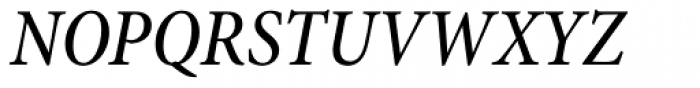 Minion Pro Cond Medium Italic Font UPPERCASE