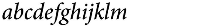 Minion Pro Cond Medium Italic Font LOWERCASE