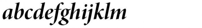 Minion Pro Display Bold Italic Font LOWERCASE