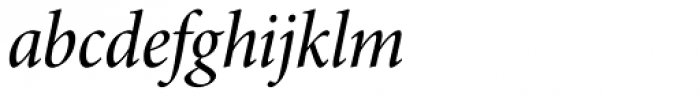 Minion Pro SubHead Cond Medium Italic Font LOWERCASE