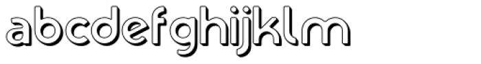 Mink 3 D Font LOWERCASE