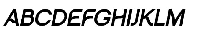 Minks Urban Extra Bold Italic Font UPPERCASE