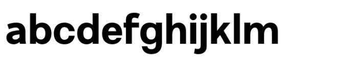 Minomu Bold Font LOWERCASE