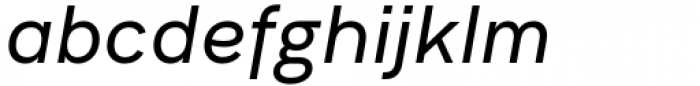 Minor Italic Font LOWERCASE