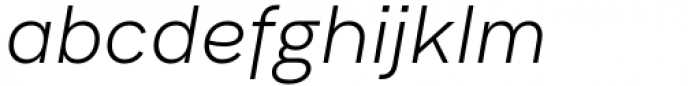 Minor Light Italic Font LOWERCASE