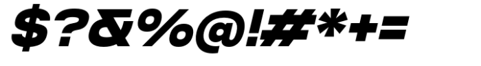 Minoris Variable Extra Bold Slanted Font OTHER CHARS