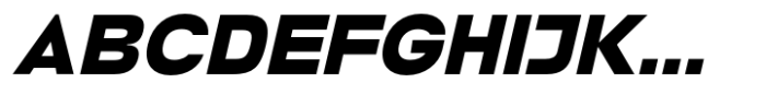 Minoris Variable Extra Bold Slanted Font