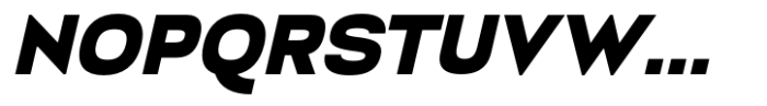 Minoris Variable Extra Bold Slanted Font UPPERCASE