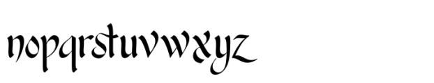 Minsk Charlotte Font LOWERCASE