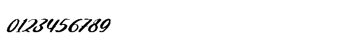 Mintac Italic Font OTHER CHARS