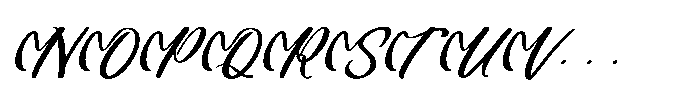 Mintac Italic Font UPPERCASE