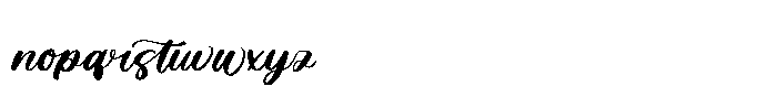 Mintac Regular Font LOWERCASE