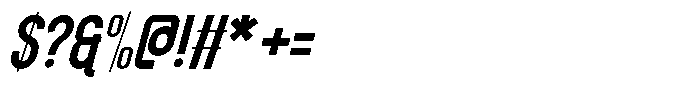 Mintoria Italic Font OTHER CHARS