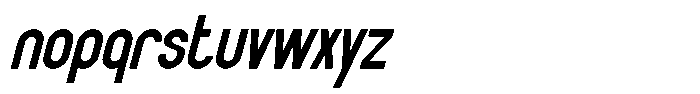 Mintoria Italic Font LOWERCASE
