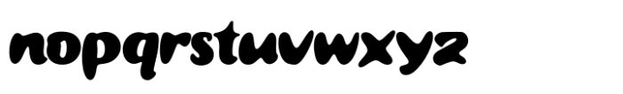 Minty Foxs Shadow Font LOWERCASE