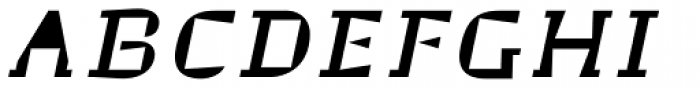 Minuscule 2 Italic Font UPPERCASE